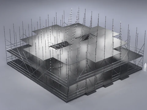 Layher Structure Pavilion 3 3D Model