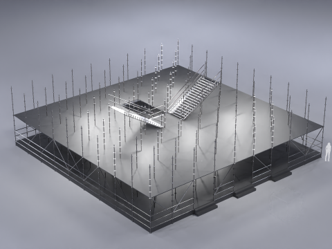 Layher Structure Pavilion 3 3D Model