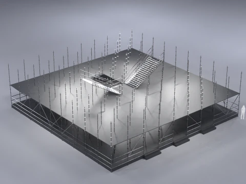 Layher Structure Pavilion 3 3D Model