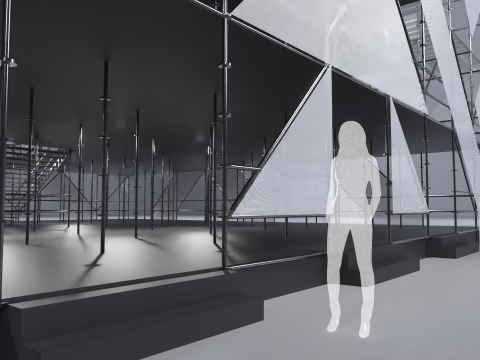 Layher Structure Pavilion 3 3D Model
