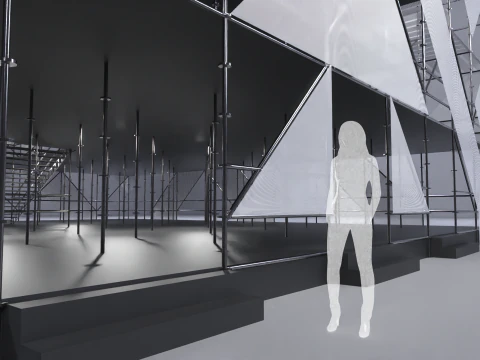 Layher Structure Pavilion 3 3D Model
