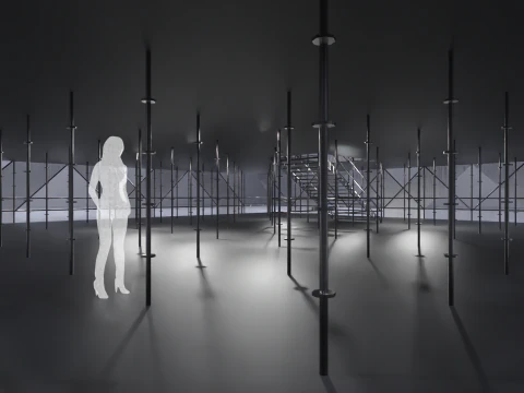 Layher Structure Pavilion 3 3D Model