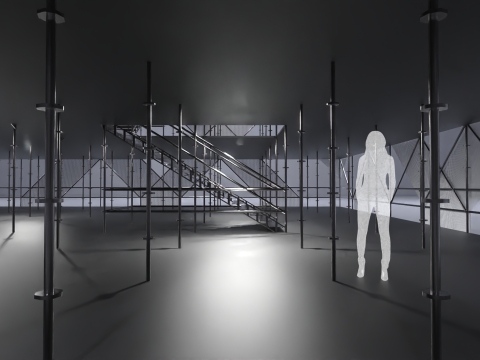 Layher Structure Pavilion 3 3D Model