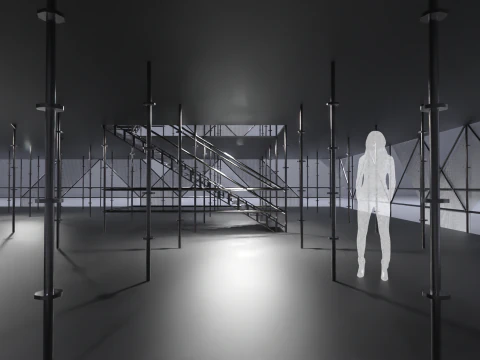 Layher Structure Pavilion 3 3D Model