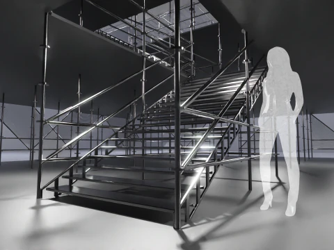 Layher Structure Pavilion 3 3D Model