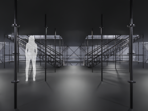 Layher Structure Pavilion 3 3D Model