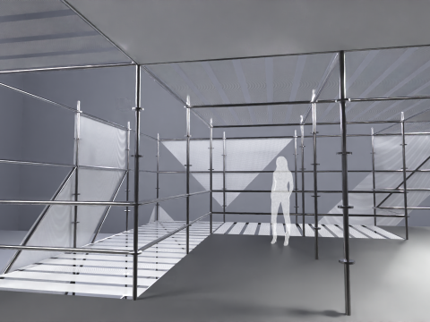 Layher Structure Pavilion 3 3D Model