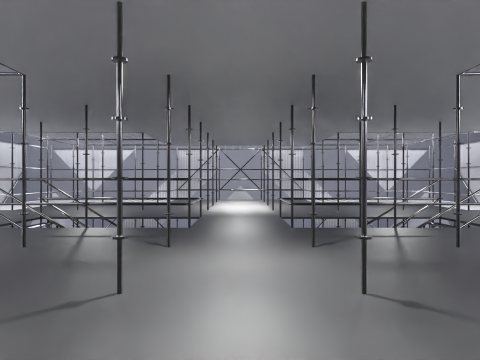 Layher Structure Pavilion 3 3D Model