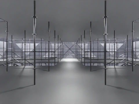 Layher Structure Pavilion 3 3D Model