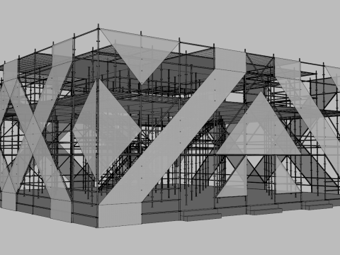 Layher Structure Pavilion 3 3D Model