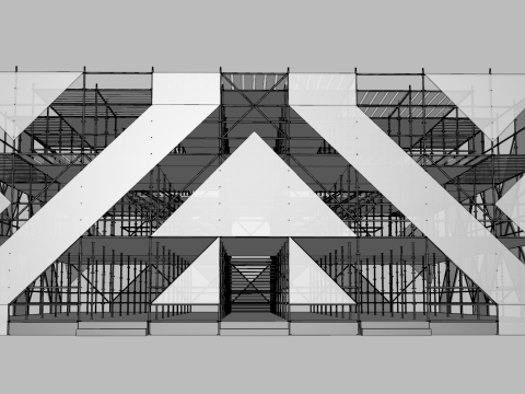 Layher Structure Pavilion 3 3D Model