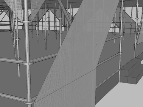 Layher Structure Pavilion 3 3D Model