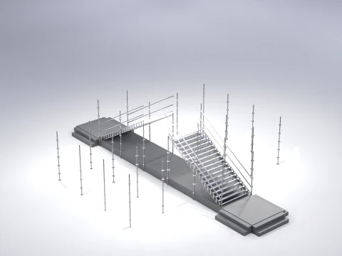 Layher Structure Pavilion 4 3D Model