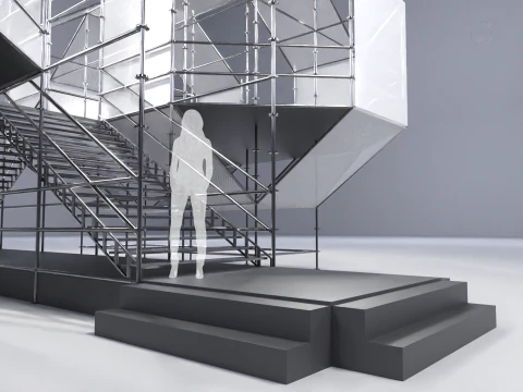Layher Structure Pavilion 4 3D Model