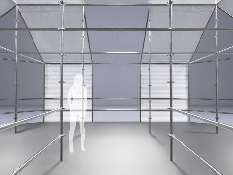 Layher Structure Pavilion 4 3D Modell
