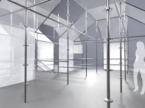 Layher Structure Pavilion 4 3D Modell
