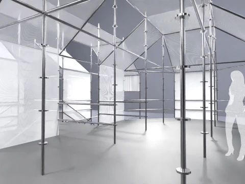 Layher Structure Pavilion 4 3D Model