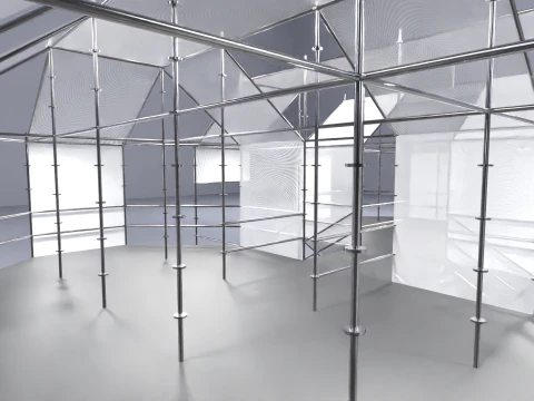 Layher Structure Pavilion 4 3D Model