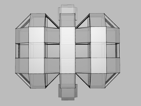 Layher Structure Pavilion 4 3D Modell