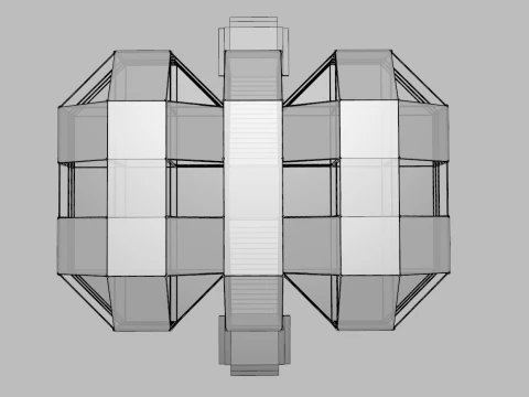 Layher Structure Pavilion 4 3D Model