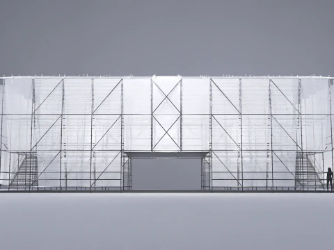 Layher Structure Pavilion 5 3D Model