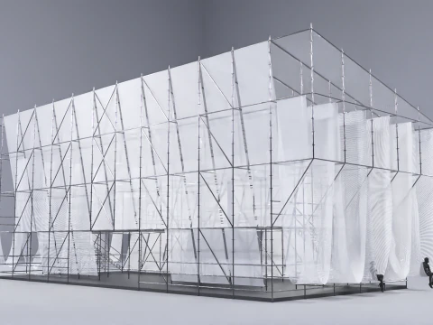 Layher Structure Pavilion 5 3D Model