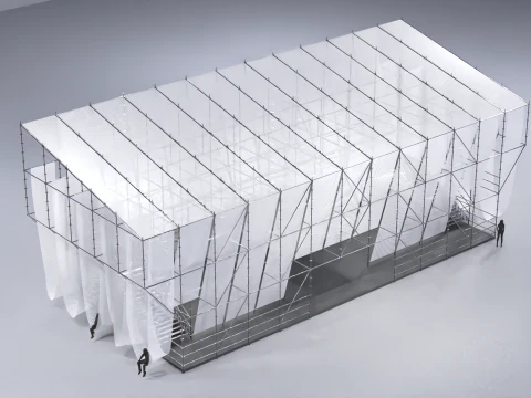 Layher Structure Pavilion 5 3D Model
