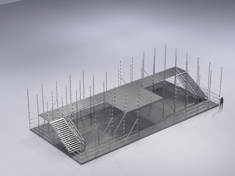 Layher Structure Pavilion 5 3D 모델