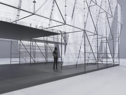Layher Structure Pavilion 5 3D Model