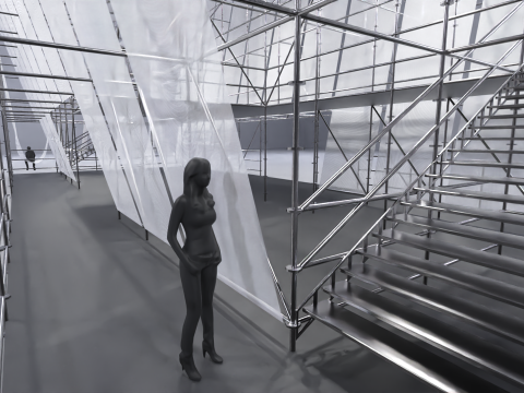 Layher Structure Pavilion 5 3D 모델