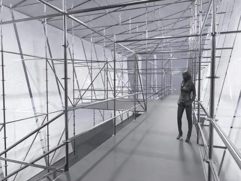 Layher Structure Pavilion 5 3D 모델