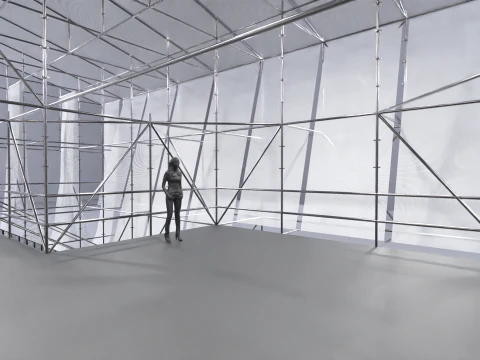Layher Structure Pavilion 5 3D Model