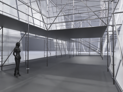 Layher Structure Pavilion 5 3D 모델