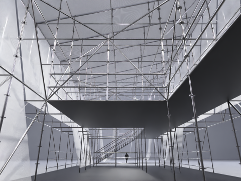 Layher Structure Pavilion 5 3D 모델
