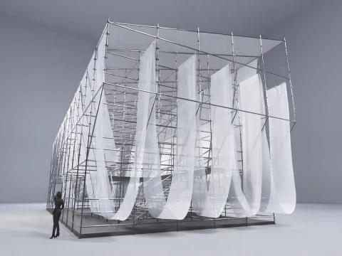 Layher Structure Pavilion 5 3D Model