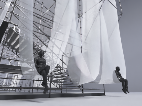 Layher Structure Pavilion 5 3D 모델