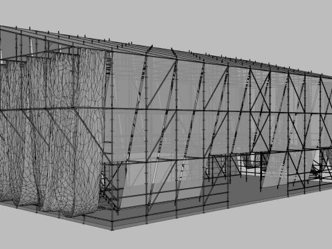 Layher Structure Pavilion 5 3D Model