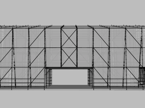 Layher Structure Pavilion 5 3D Model