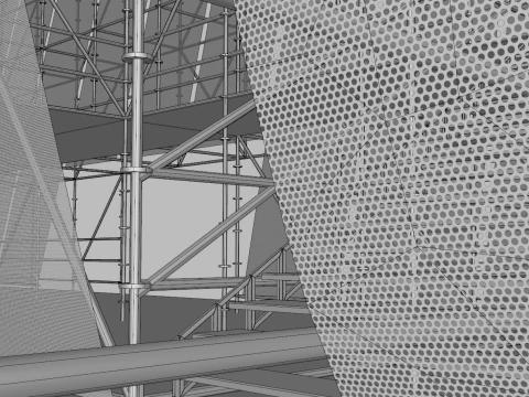 Layher Structure Pavilion 5 3D Model