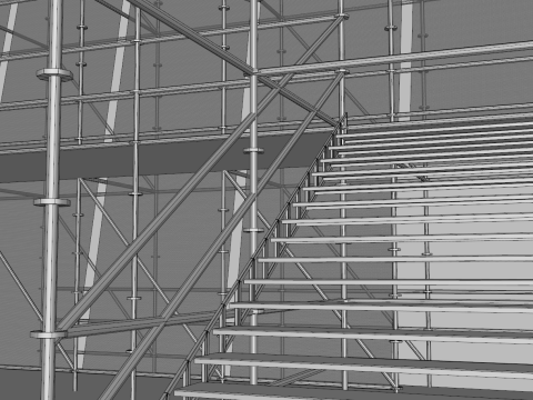 Layher Structure Pavilion 5 3D 모델