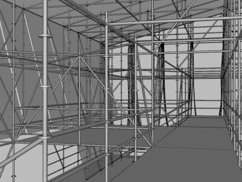 Layher Structure Pavilion 5 3D 모델