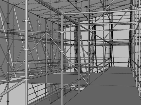 Layher Structure Pavilion 5 3D Model