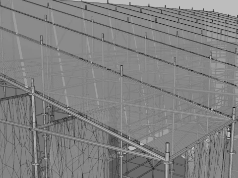 Layher Structure Pavilion 5 3D Model