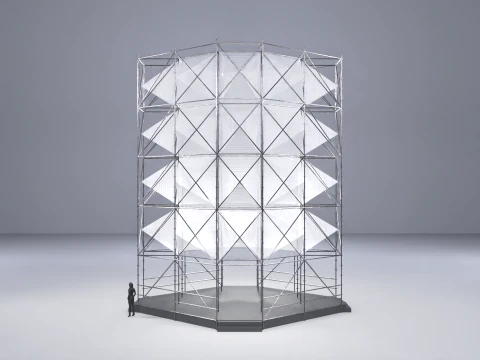 Layher Structure Pavilion 6 3D Model