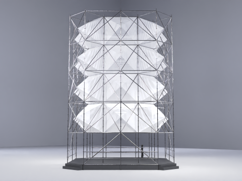 Layher Structure Pavilion 6 3D Model