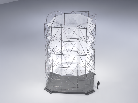 Layher Structure Pavilion 6 3D Model