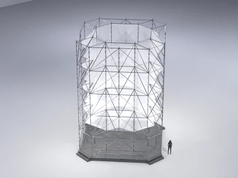 Layher Structure Pavilion 6 3D Model