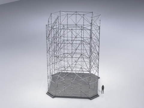 Layher Structure Pavilion 6 3D Model
