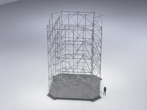 Layher Structure Pavilion 6 3D Model