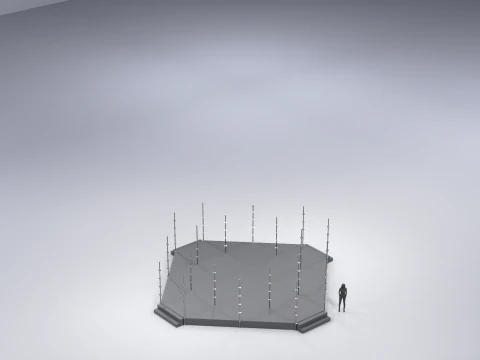 Layher Structure Pavilion 6 3D Model
